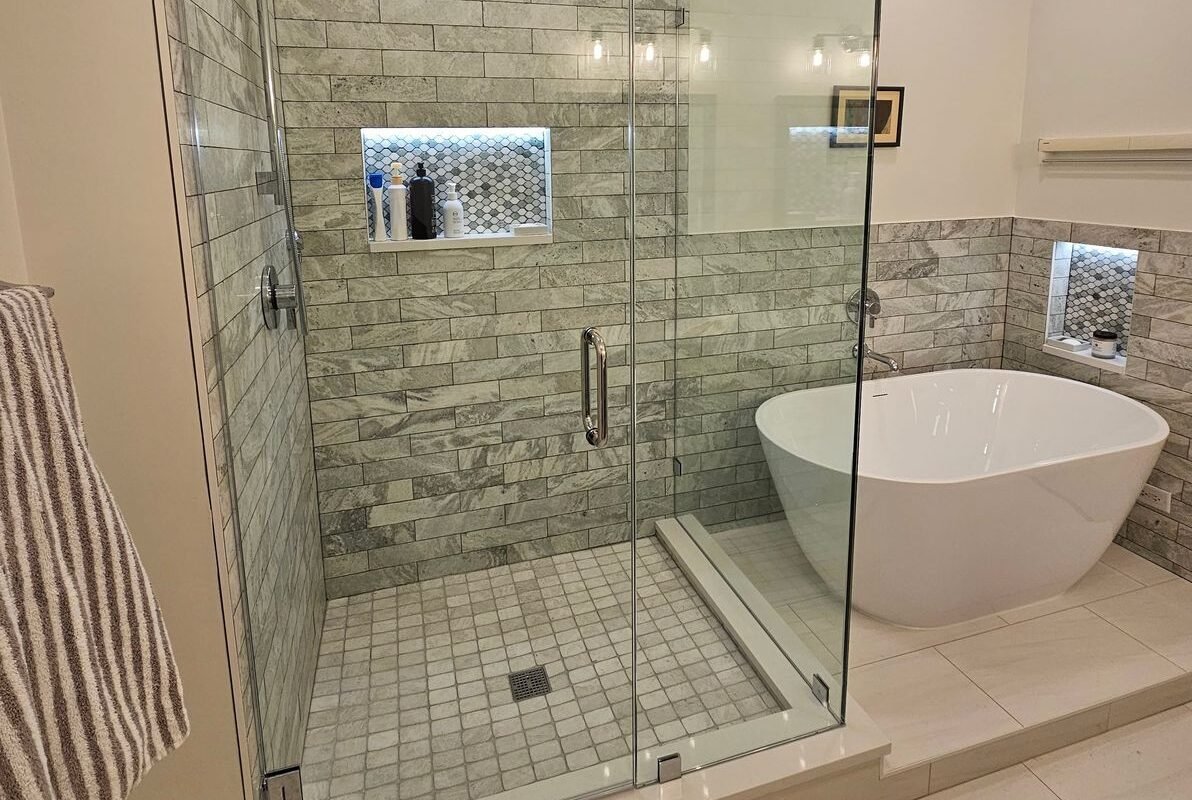 Evanston accessible bathroom remodel