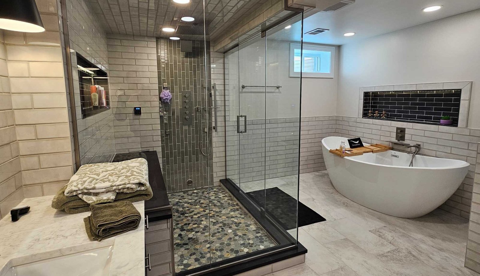 Lincoln Square master bathroom remodel